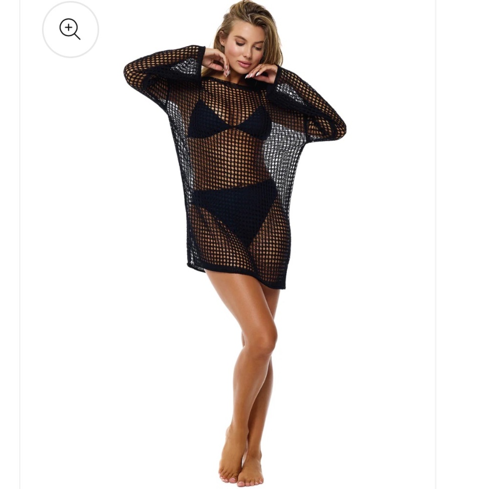 VYB SWIM
CORI - LONG SLEEVE TUNIC - BLACK